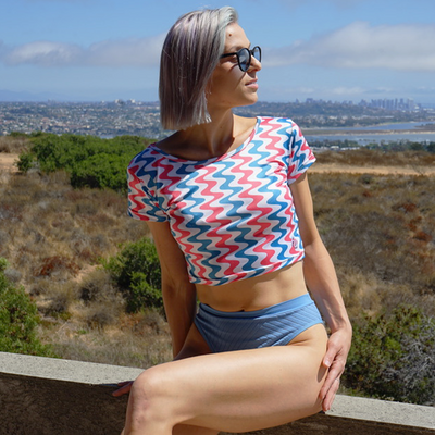 Let's Get Wavy Crop Top